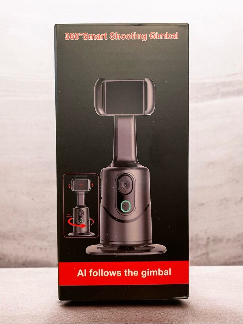 360 Degree Smart Shooting Gimbal AI Automatic Tracking Model - Q12 -